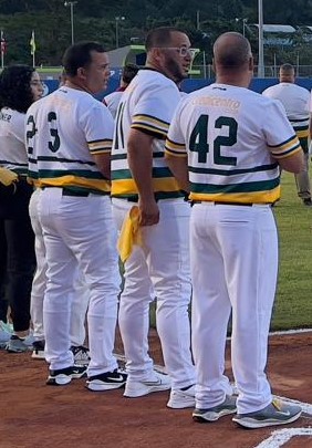 Inauguración Atléticos de Barranquitas en el béisbol AAA COLICEBA en el estadio Pablo Marrero de Barranquitas.