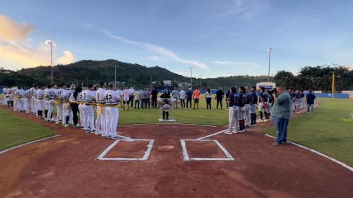 Inauguración Atléticos de Barranquitas en el béisbol AAA COLICEBA en el estadio Pablo Marrero de Barranquitas.