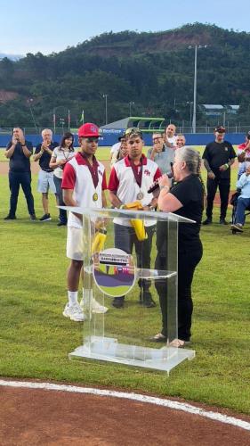 Inauguración Atléticos de Barranquitas en el béisbol AAA COLICEBA en el estadio Pablo Marrero de Barranquitas.